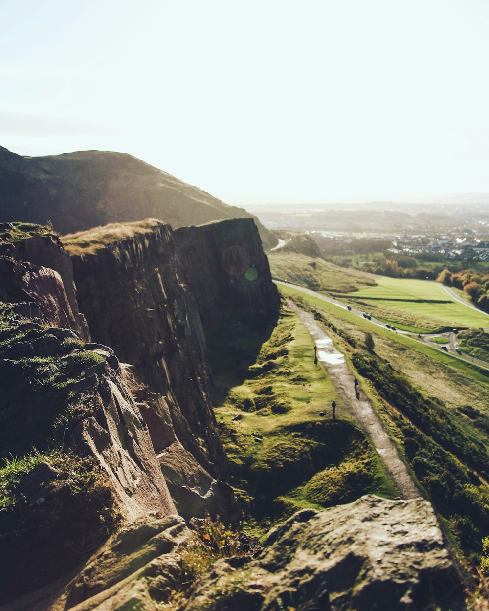 aerial photography of mountain during daytime