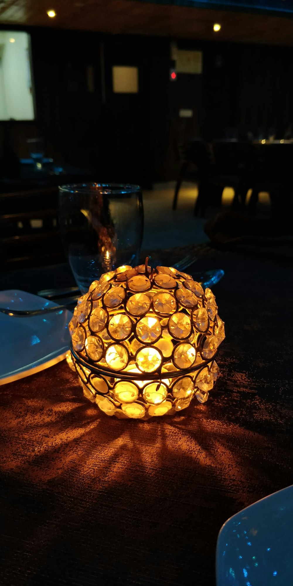 yellow light fixture