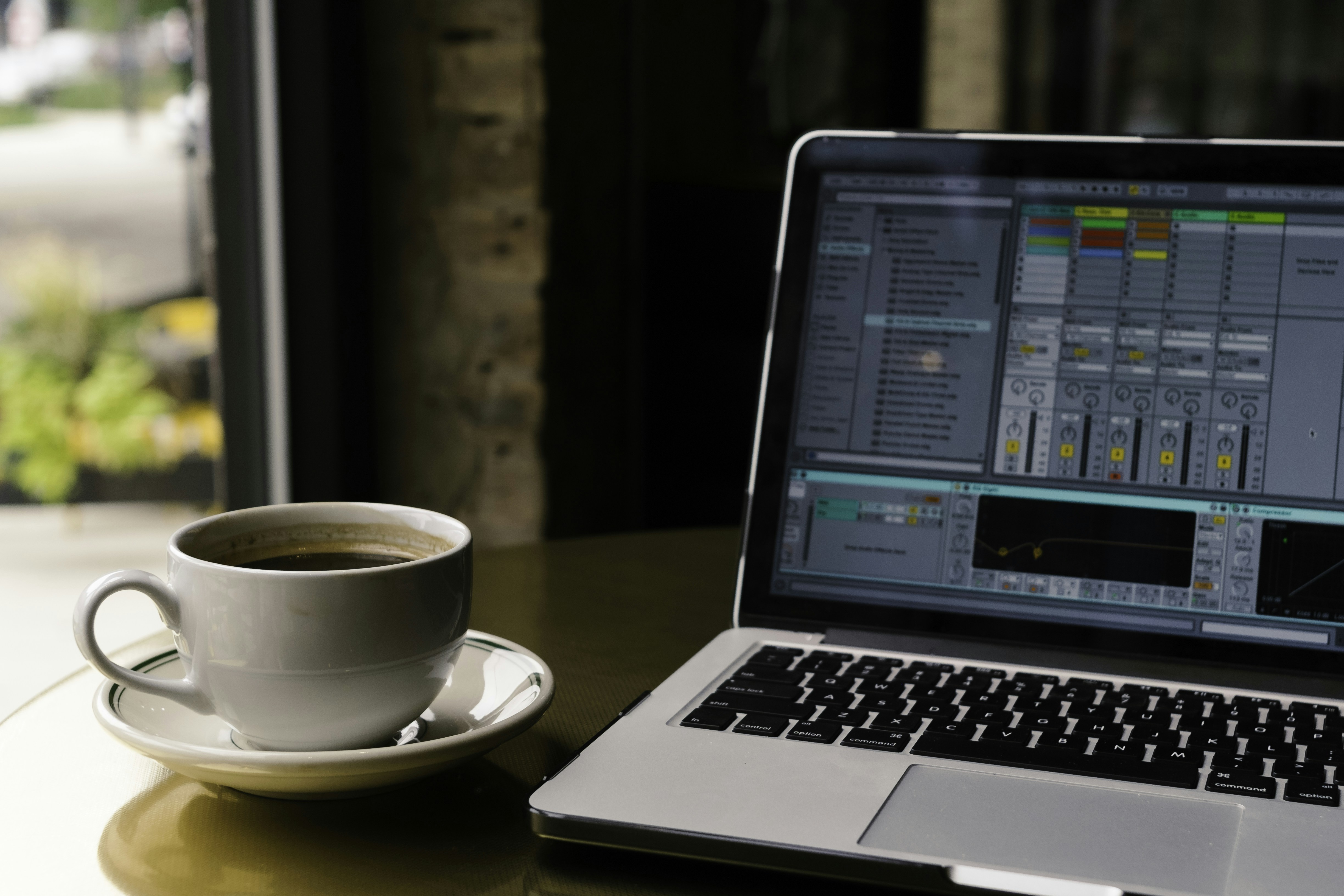 Ableton Live and a cup of coffee