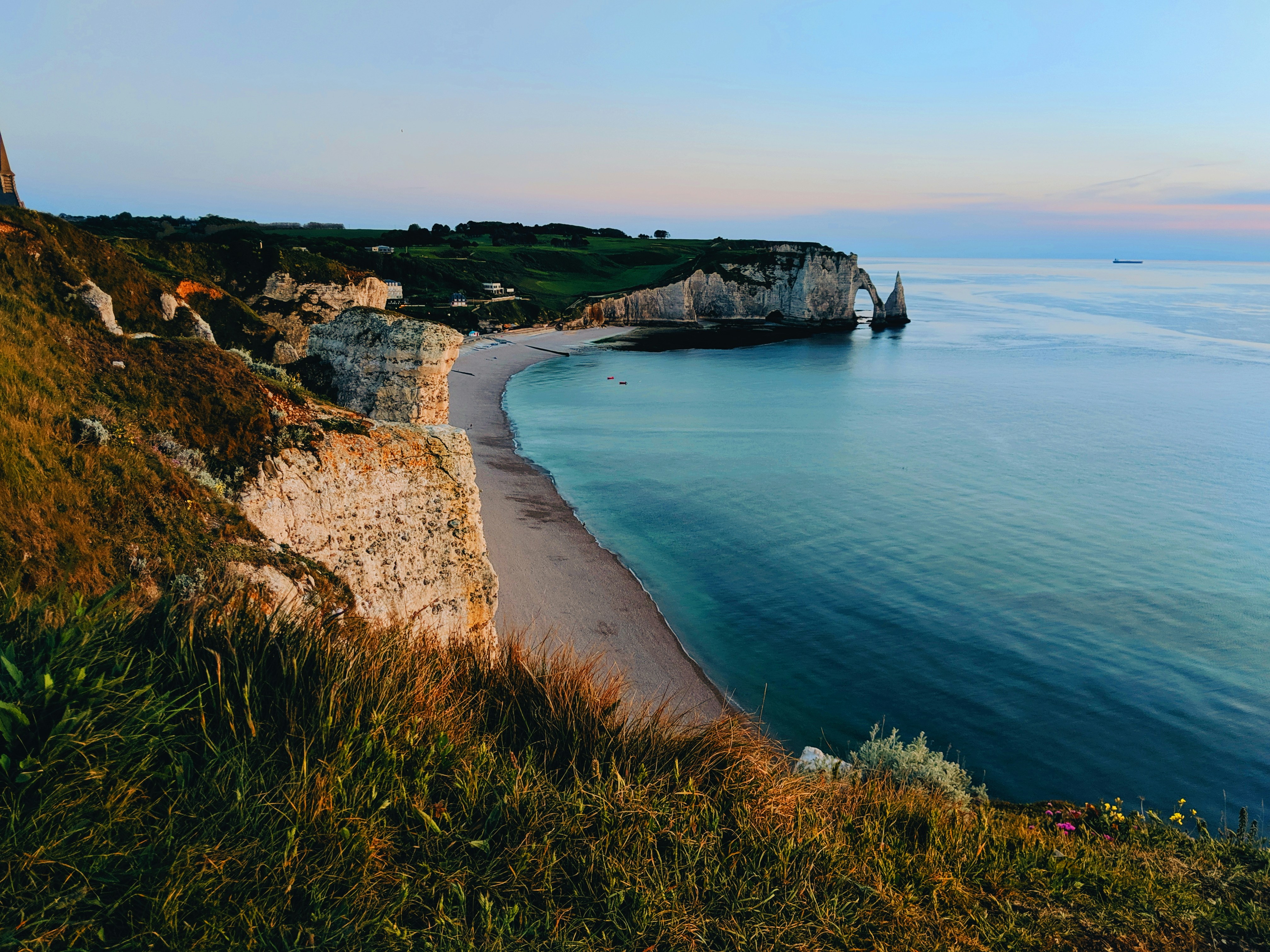 view of cliff over the sea