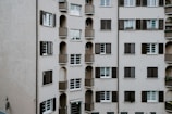 Wide shot of a residential building featuring custom aluminum doors and windows.