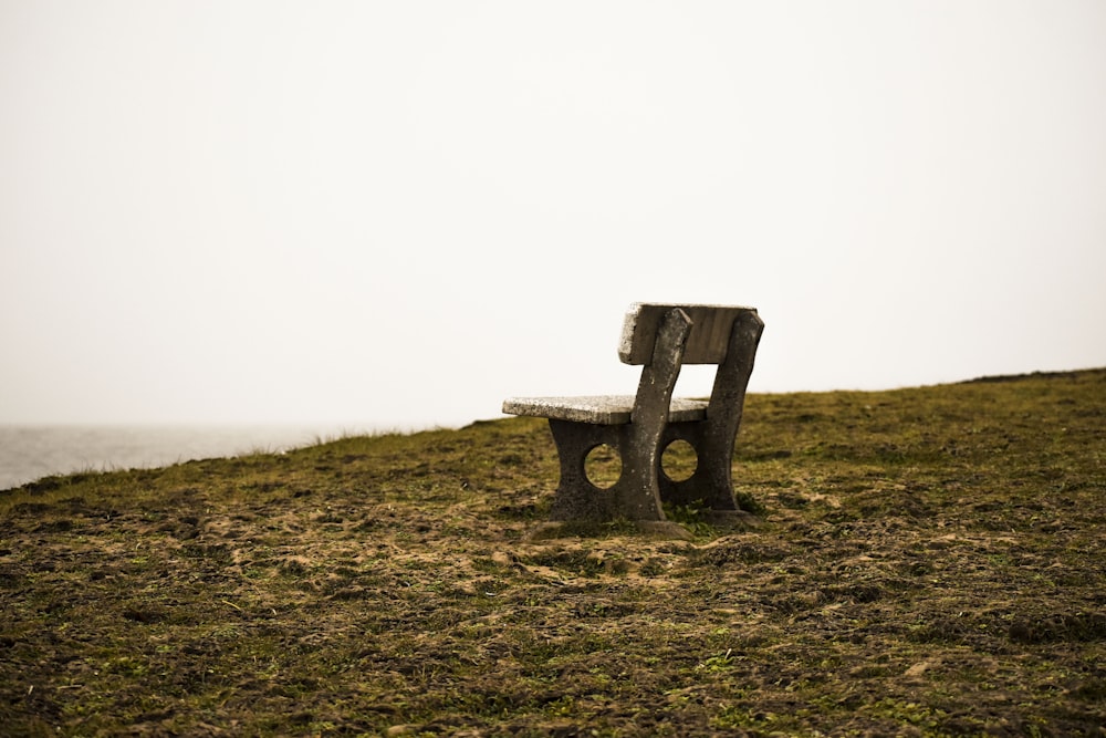 black wooden bench during daytime