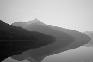 Snow-capped peaks of Himachal Pradesh reflected in a serene mountain lake