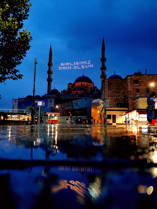 people standing near buildings in Hobyar Turkey