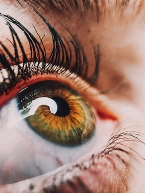 human eye close-up photography
