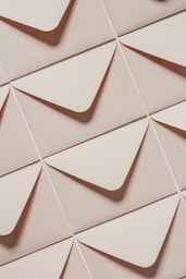 a close up of a wall made of paper