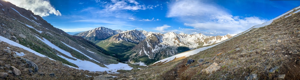 snow-capped mountain during daytime