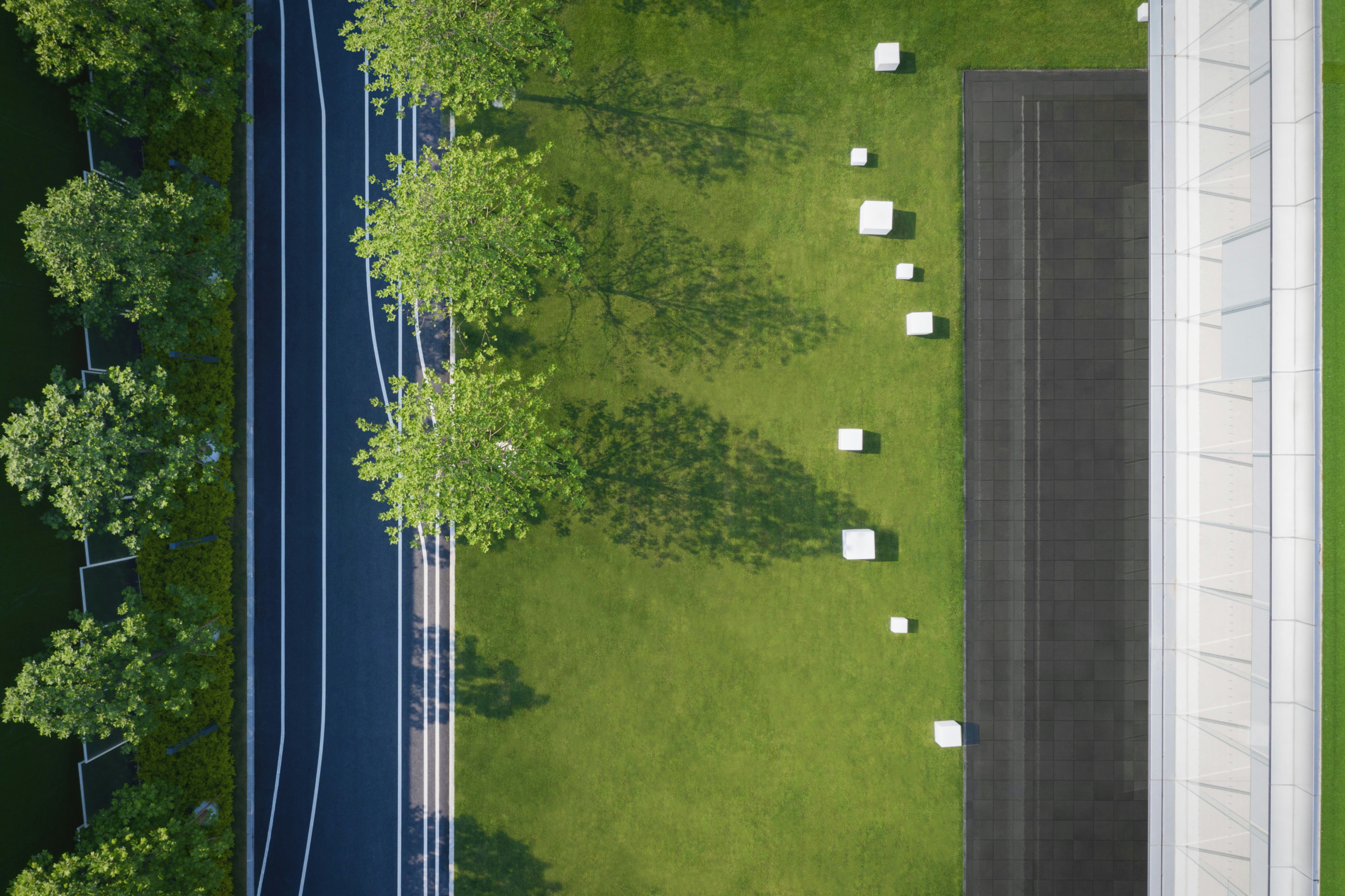 aerial photography of road during daytime