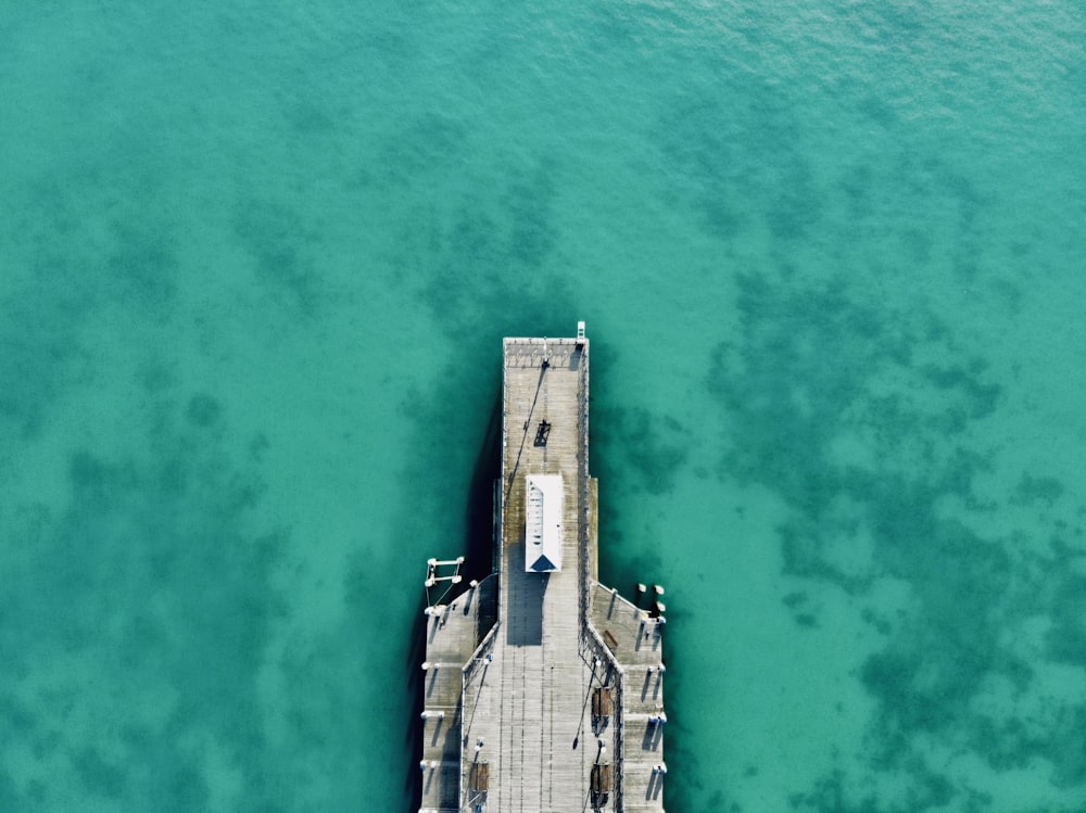 Luftaufnahme des Docks