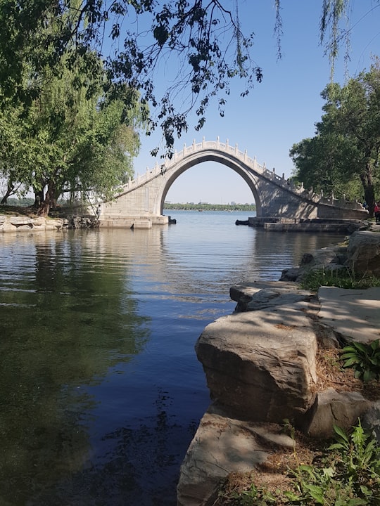 concrete bridge in Summer Palace China