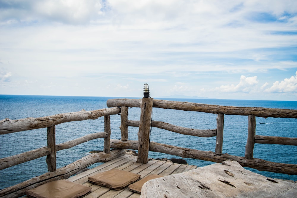 brown wooden fence