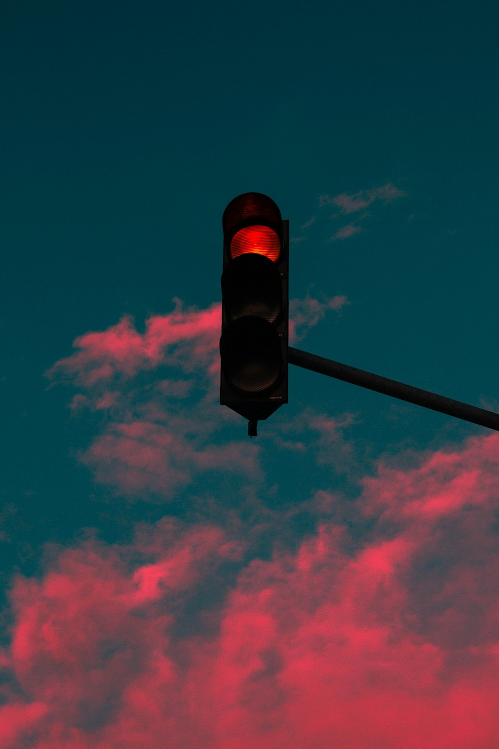 traffic light at red