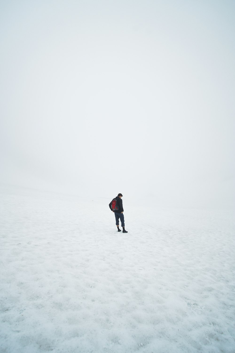 man on snow