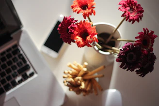 red-petaled flower