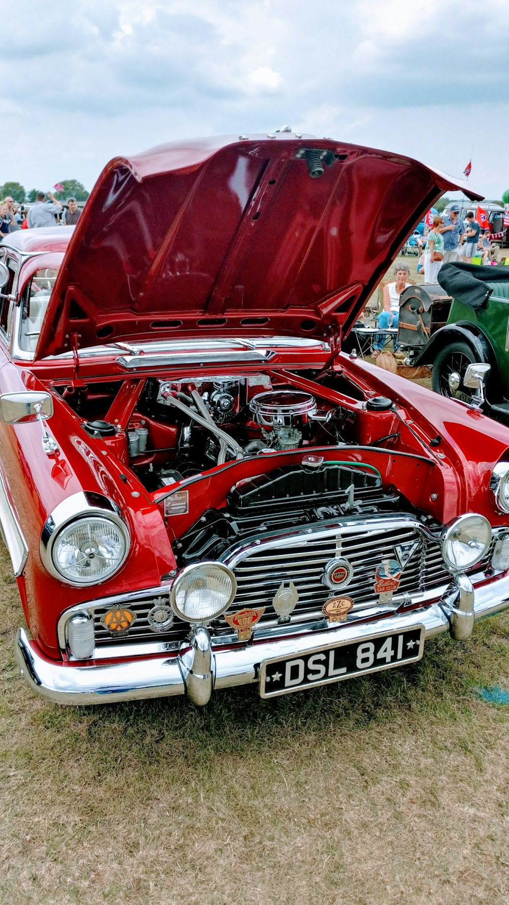 red engine bay