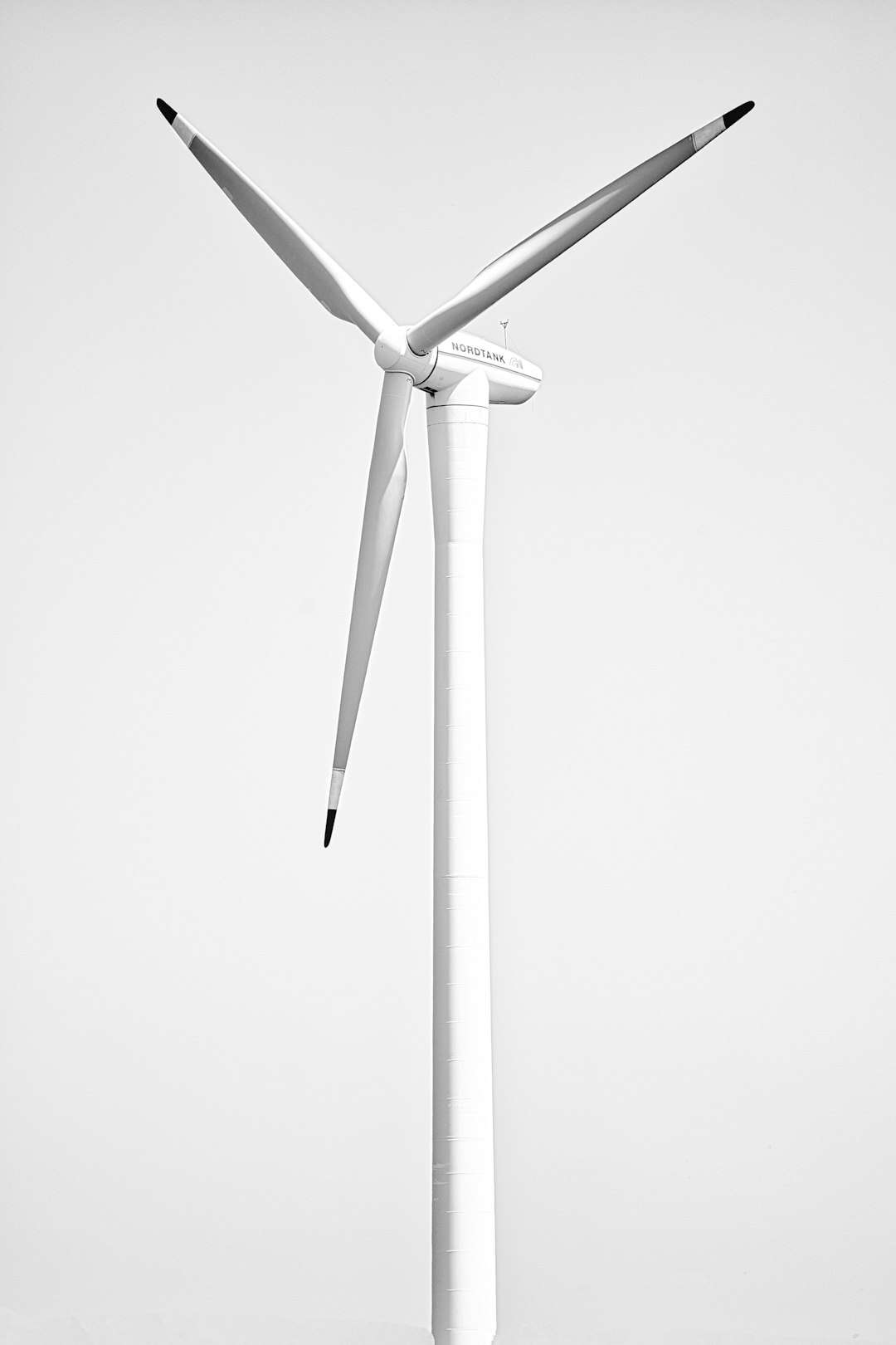 white wind turbine