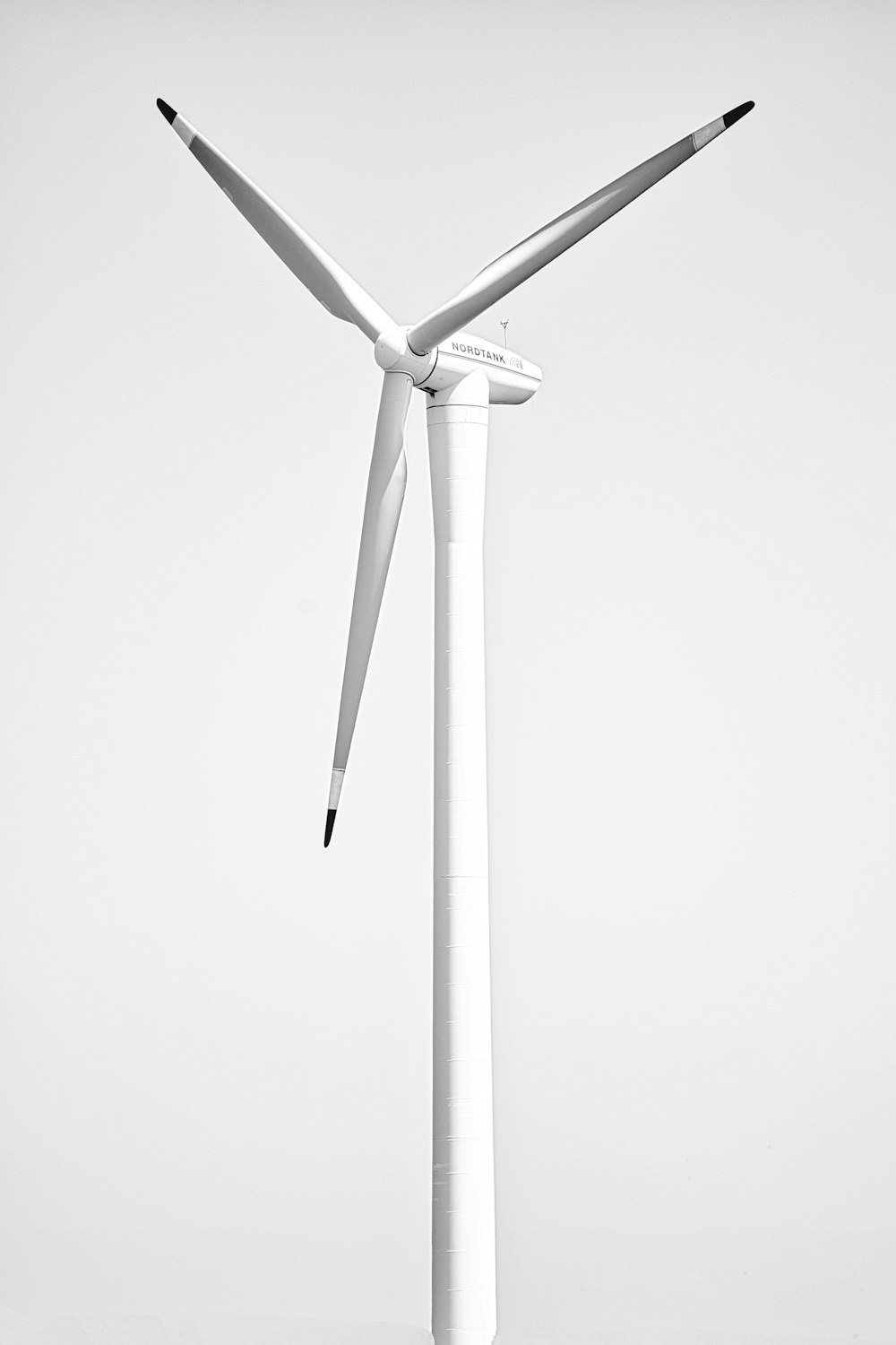 white wind turbine