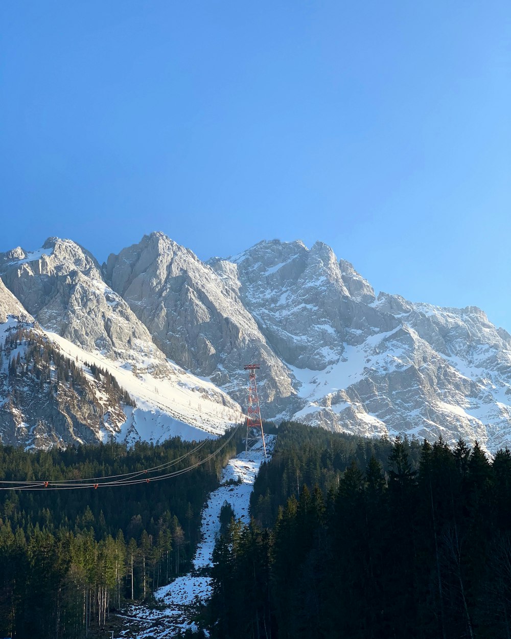 snow capped mountain during daytime