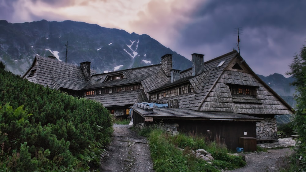 brown wooden house