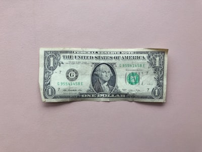 1 u.s. dollar banknote presidents zoom background
