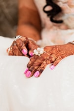 white pearl floral ring