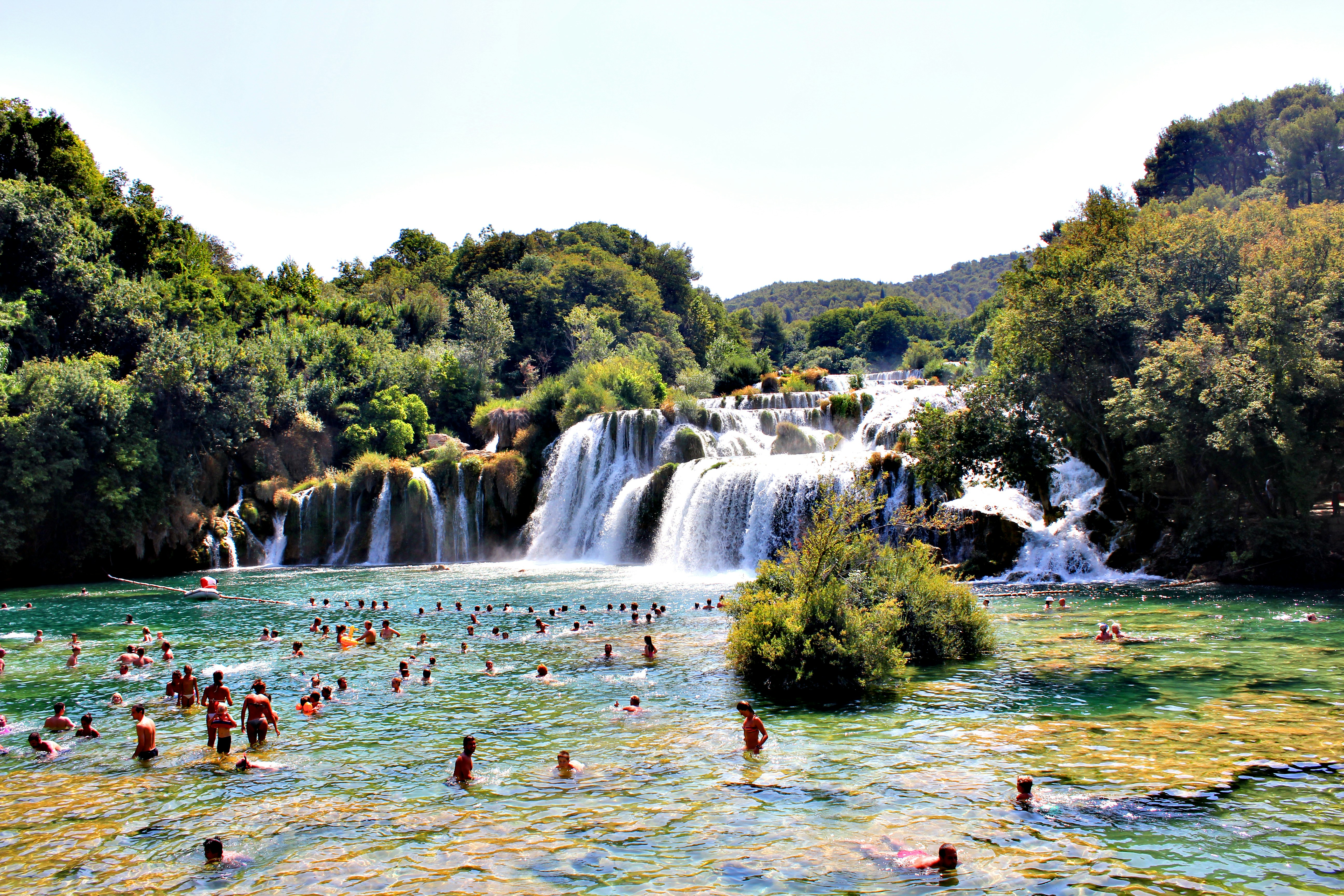 Krka National Park in Croatia in April