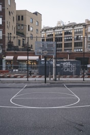 grey basketball system
