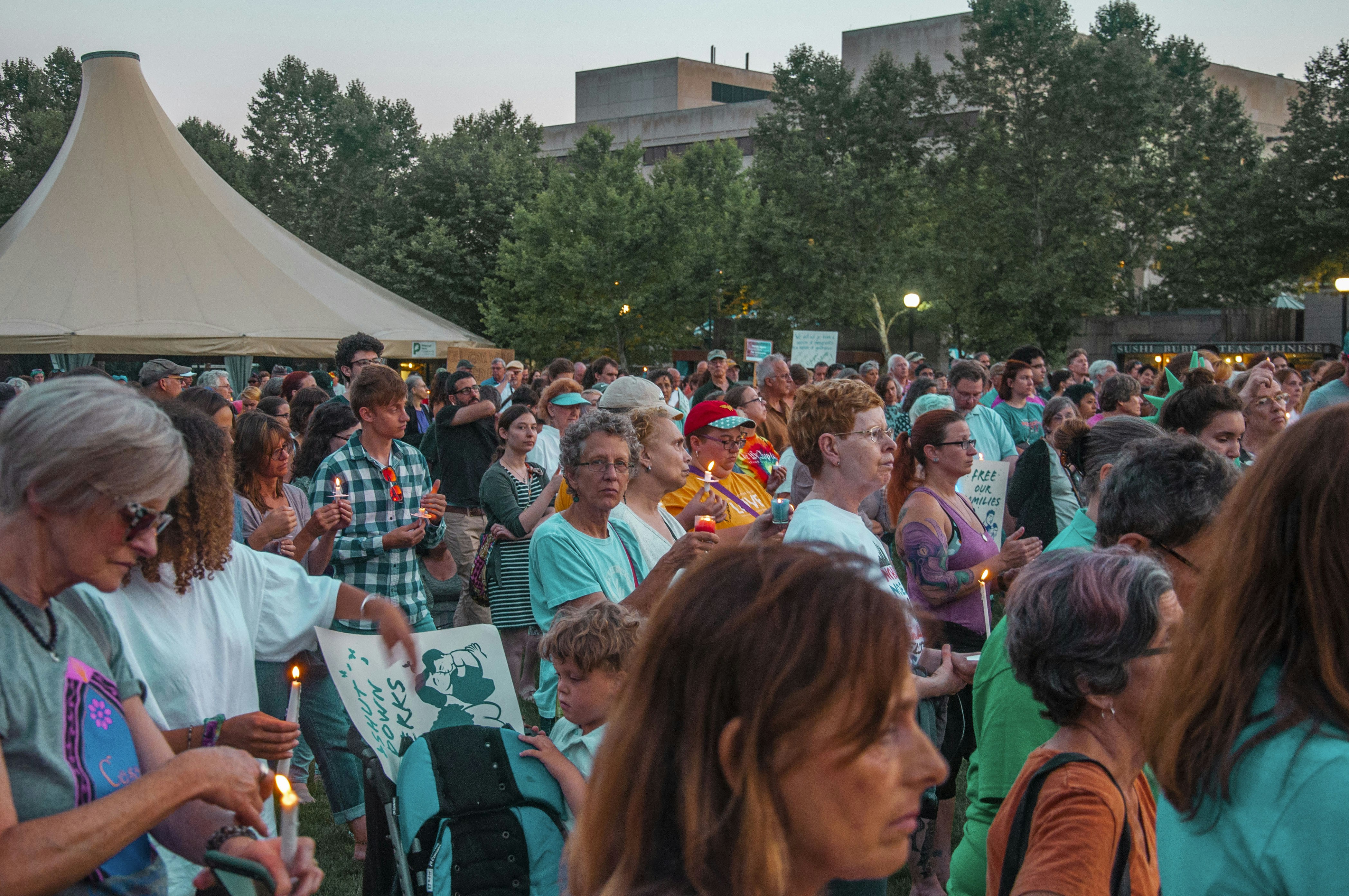 Candlelight vigil for Brennan Mosley