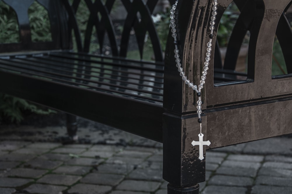 white rosary