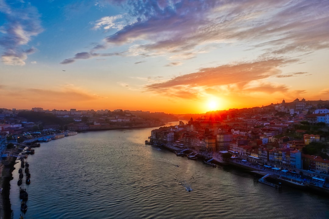 river during golden hour