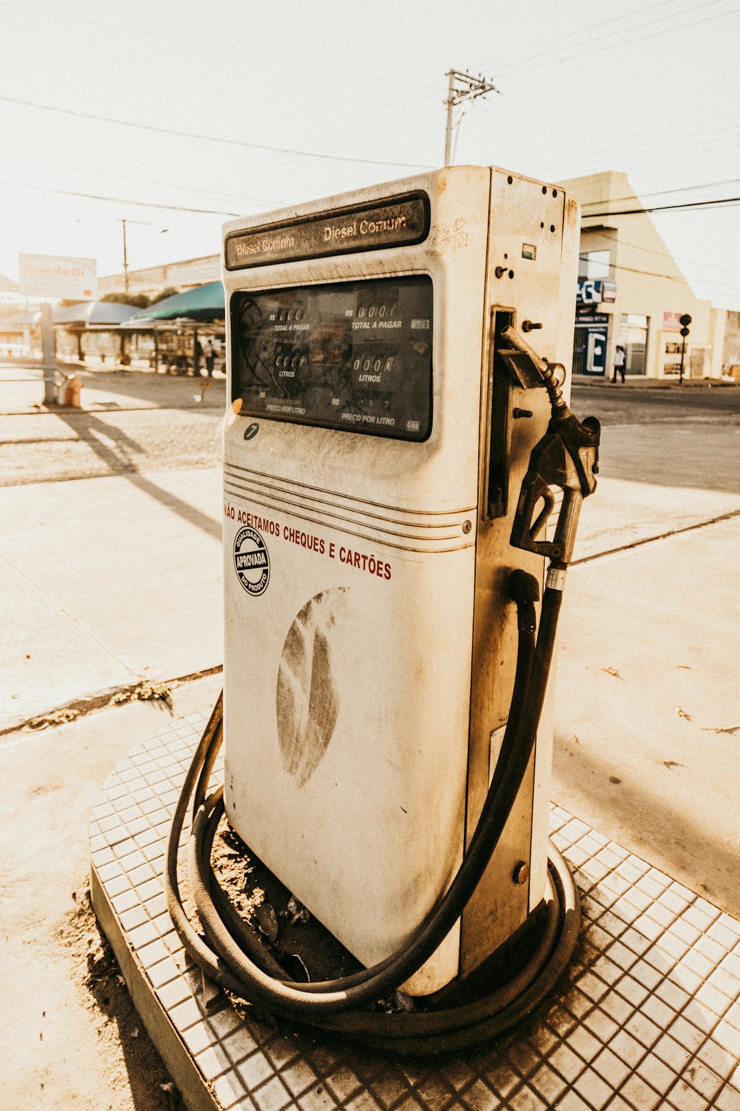 Old time gas pump