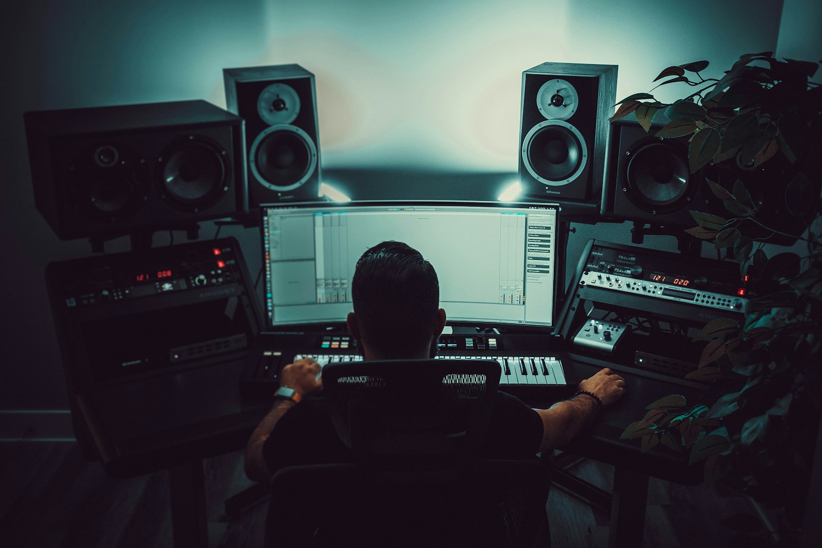 Digital audio workstation interface