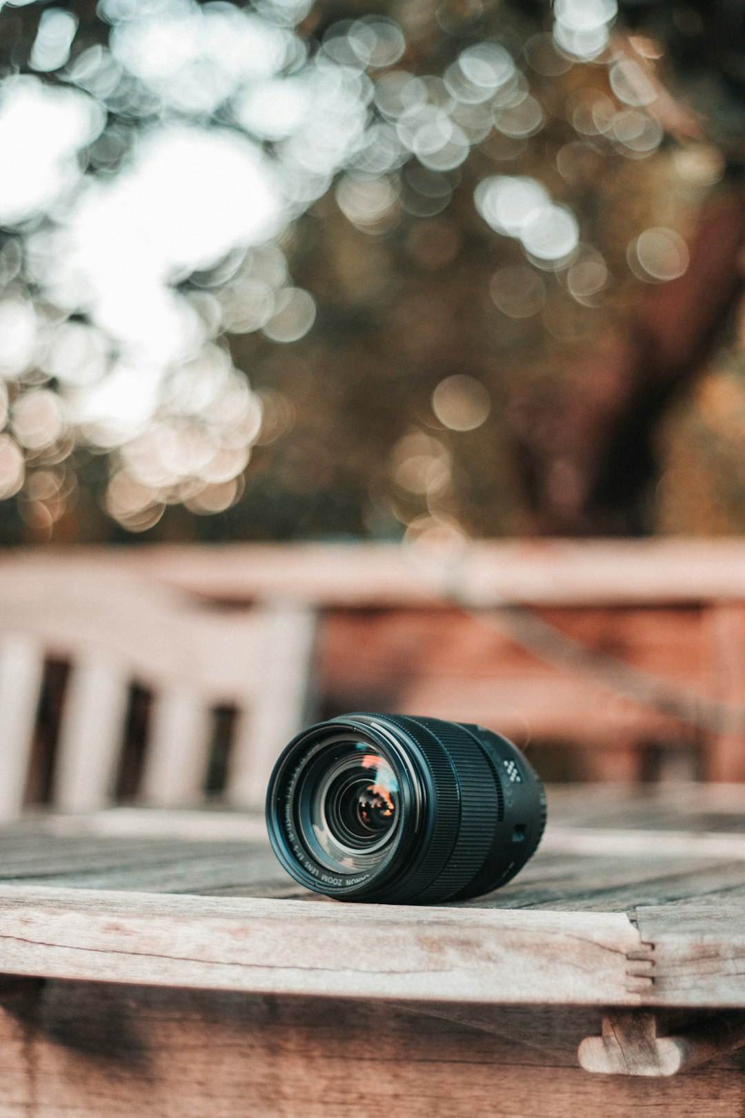 black camera lens on selective focus photography