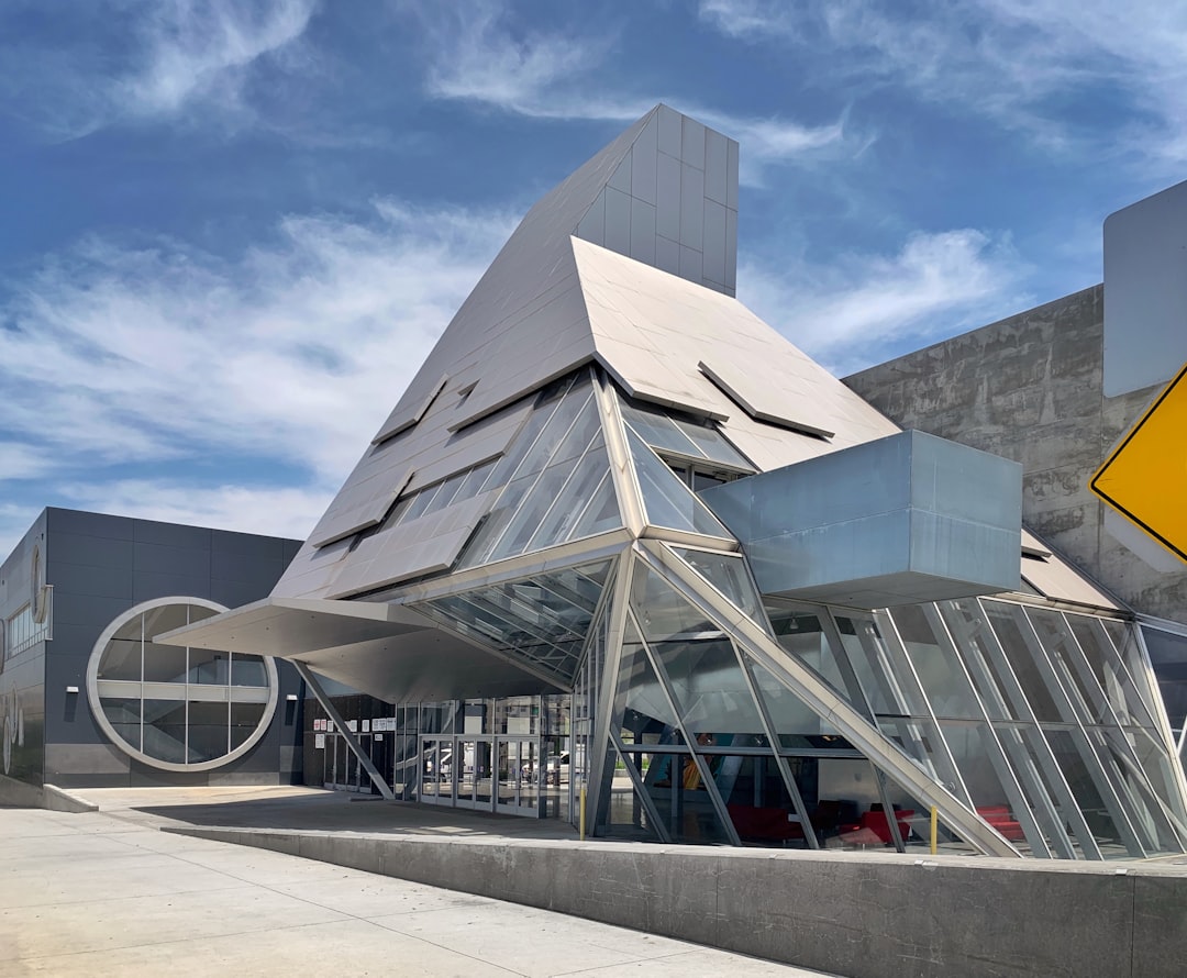 gray structure, High School #9 | Ramon C. Cortines School of Visual and Performing Arts
