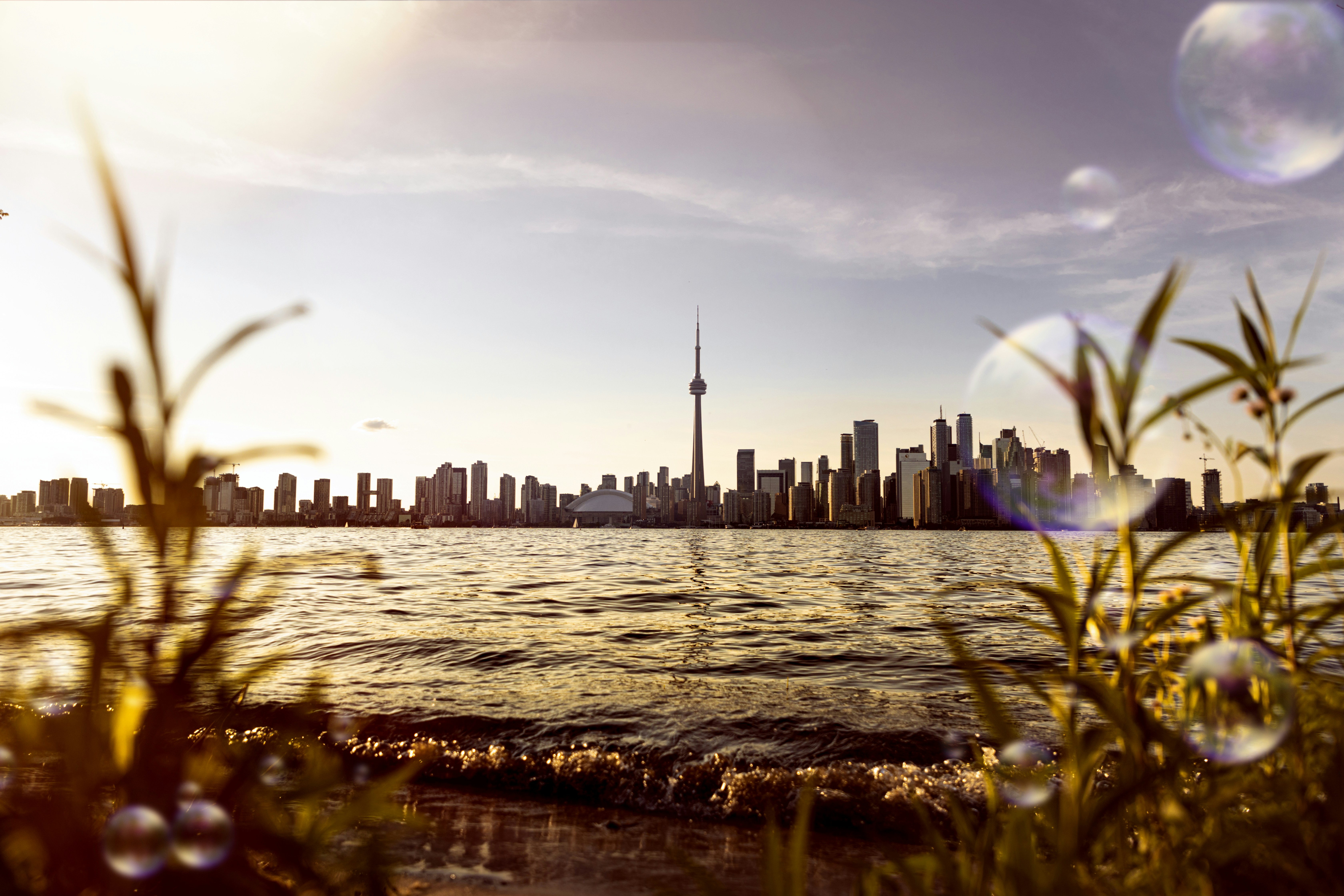body of water near buildings during daytime