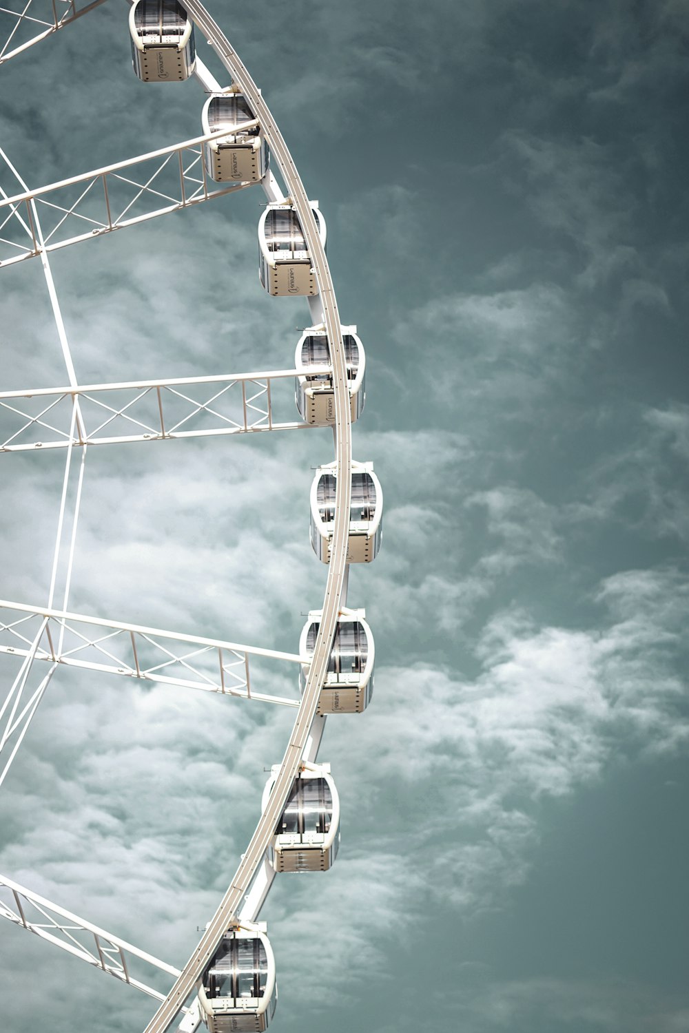 white ferris wheel