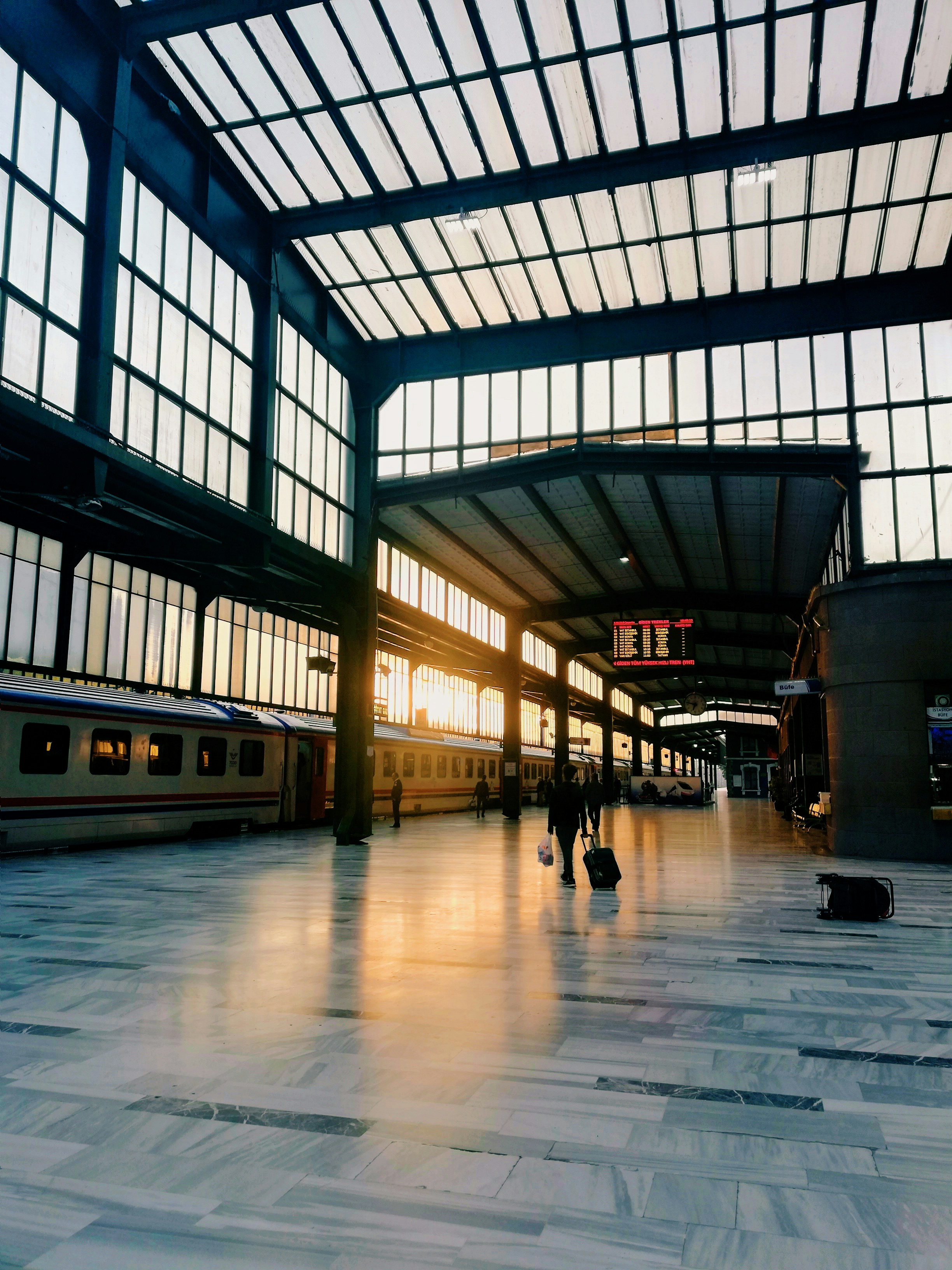 person holding luggage bag