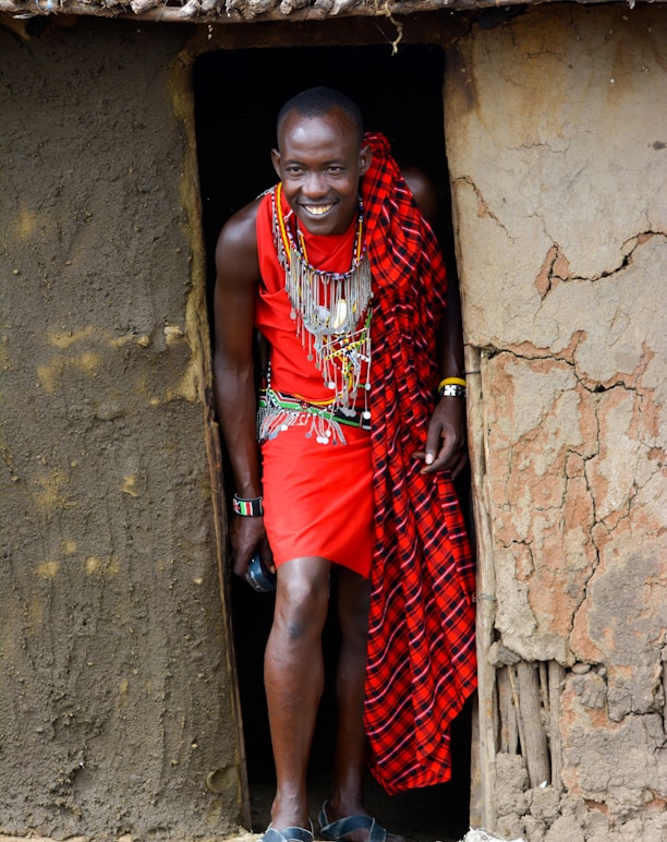 man standing near pahtway