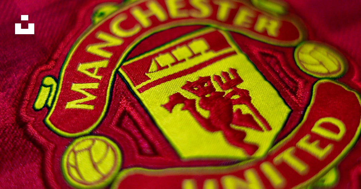 Red and yellow Manchester United textile photo – Free Symbol Image on ...