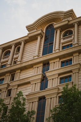 beige concrete building