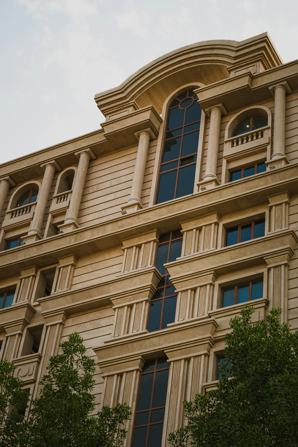 beige concrete building