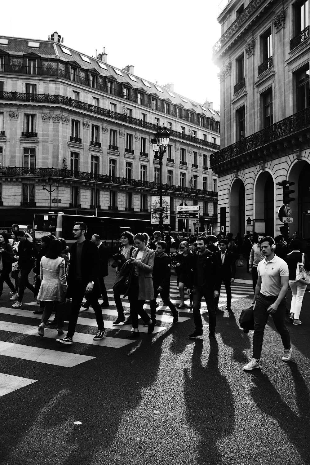 people walking on street