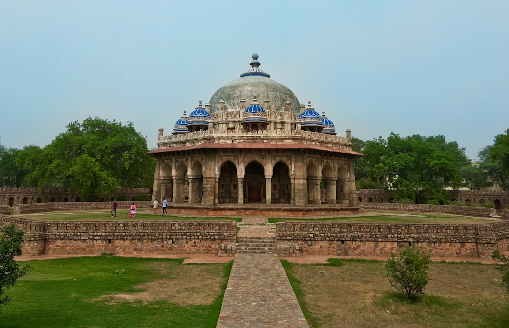 brown temple