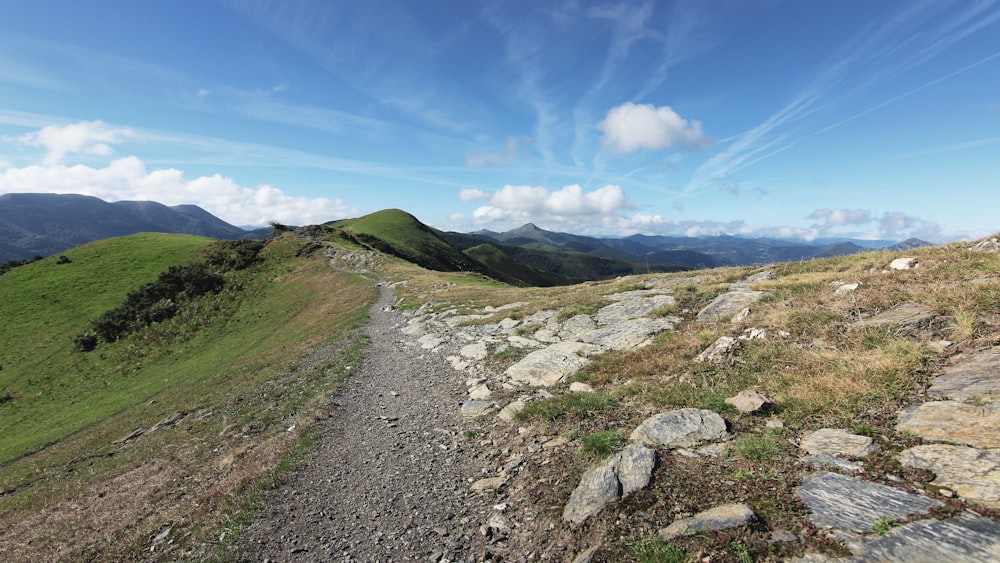 landscape photography green and brown mountain