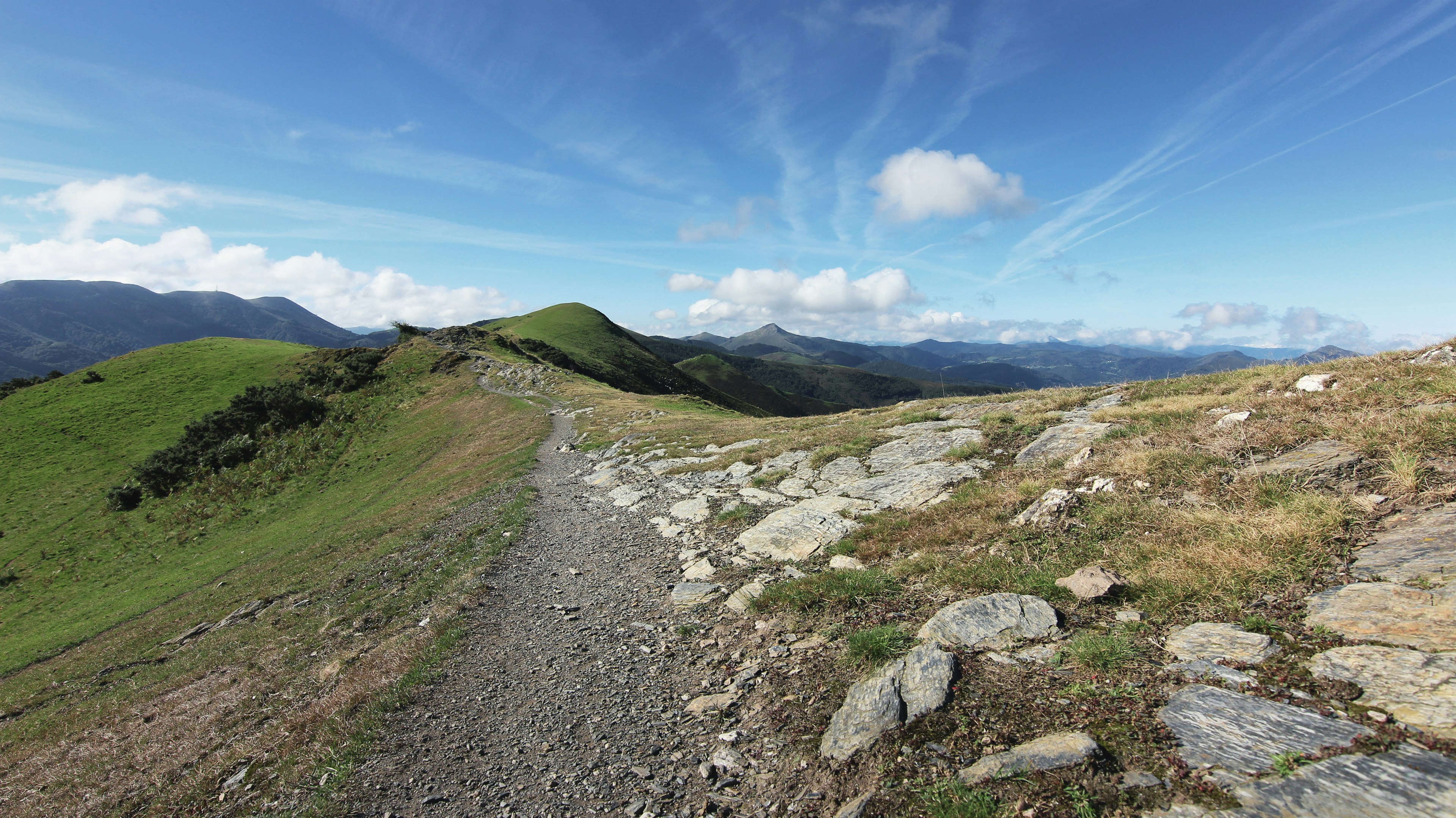 landscape photography green and brown mountain