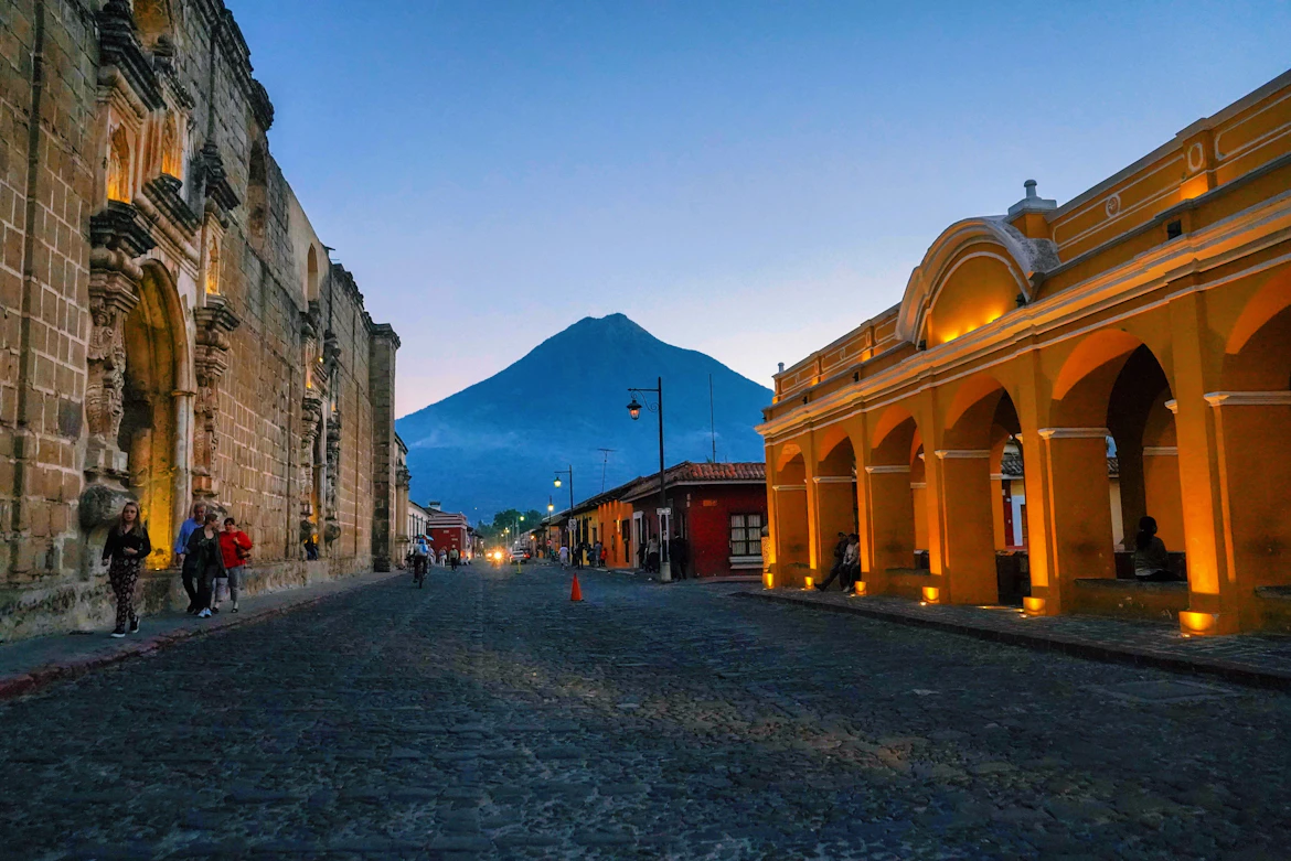 Guatemala Volcano Landscape