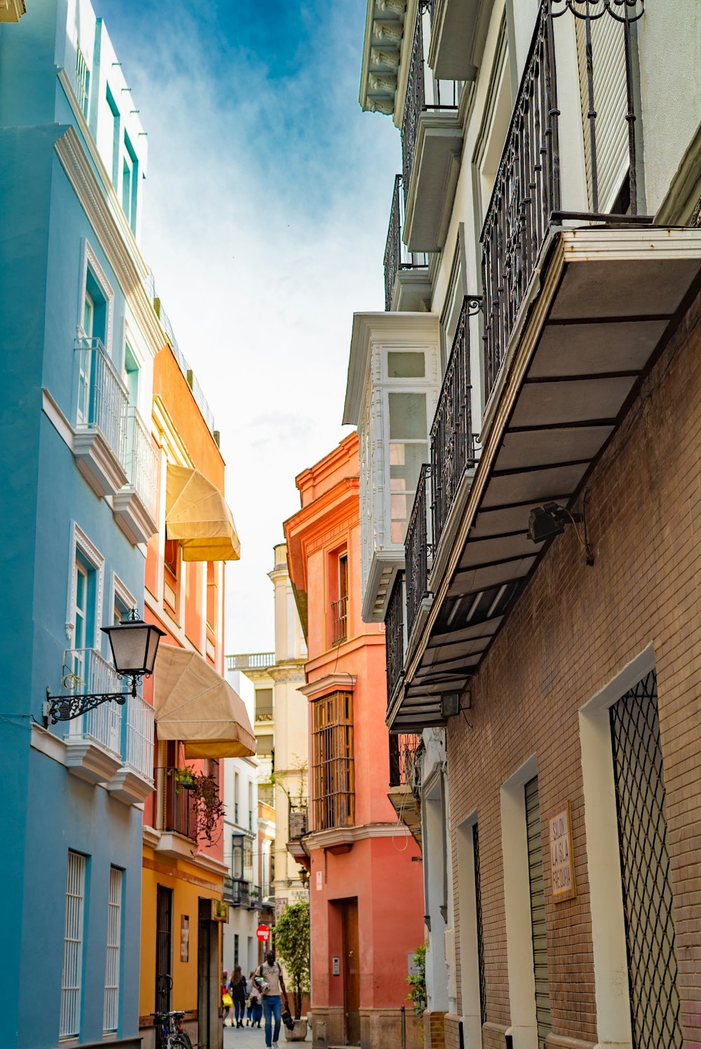 assorted-color concrete buildings