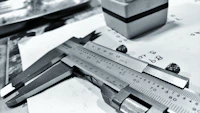 gray dial caliper