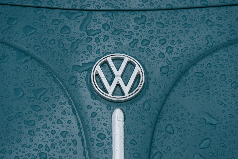 teal Volkswagen vehicle