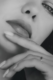 woman wearing ring